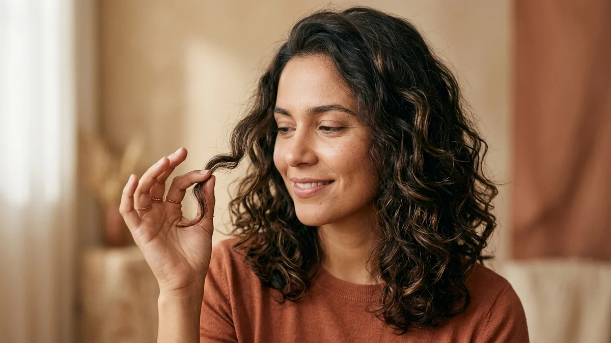 Cabelo 2A, 2B ou 2C: Como Saber a Sua Curvatura e Qual Corte Combina — Artigo técnico sobre cabelos cacheados e crespos